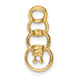 14k 1 Stone Family Pendant Mounting - XM-2FF77B02-3998