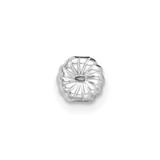 14k White Gold 3/4 carat Lab Grown Diamond VS/SI+ G+ Complete Oval Four Prong Stud Earrings