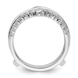 14k White Gold 3/4 carat Lab Grown Diamond VS/SI+ G+ Complete Ring Guard - RM-FB6191AF-5879