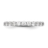 14k White Gold 3/4 carat Lab Grown Diamond VS/SI+ G+ Eleven Stone Complete Band