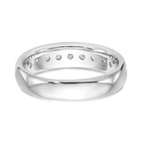 14k White Gold 3/4 carat Lab Grown Diamond VS/SI+ G+ Nine Stone Complete Fashion band - RM-DA8D5589-6961