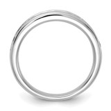 14k White Gold 3/4 carat Lab Grown Diamond VS+ F+ Complete Channel Set Band