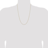 14k 1.0mm D/C Forzantine Cable Chain - PE-4505E5AD-2256