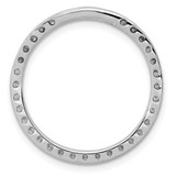 14k White Gold 3/4ct. Diamond Circle Chain Slide - PM-6F99C75D-3903