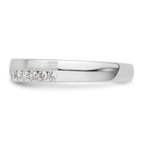 14k White Gold 3/8 carat Lab Grown Diamond VS/SI+ G+ Complete Band - RM-650D394B-3512