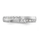 14k White Gold 3/8 carat Lab Grown Diamond VS/SI+ G+ Complete Band - RM-650D394B-3512
