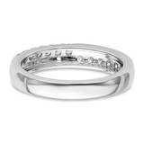 14k White Gold 3/8 carat Lab Grown Diamond VS/SI+ G+ Complete Band - RM-650D394B-3512