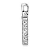 14k White Gold 3/8ct. Diamond Cross Chain Slide - PM-D68313D5-4992
