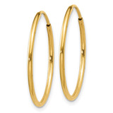 14k 1.25mm Endless Hoop Earring - XY-32BE8FB6-8489