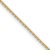 14k 1.2mm D/C Cable Chain - PE-5EC55603-5928