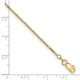 14k 1.2mm D/C Cable Chain - PE-8E2034AF-1401