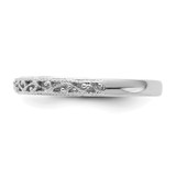 14k White Gold 3mm Filigree Wedding Band - X9-CE9AC4CF-7716