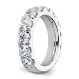 14k White Gold 4 carat Lab Grown Diamond VS/SI+ G+ Complete Wedding Band