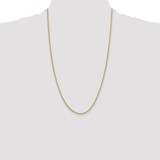 14k 1.85mm Semi-Solid Curb Chain