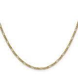 14k 1.9mm Semi-Solid Figaro Chain - BC-BCD20ABD-6364