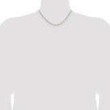 14k 1.9mm Semi-Solid Figaro Chain - BC-FB206DFC-1279