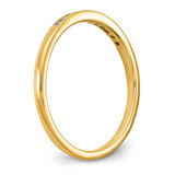 14k 1/10 carat Lab Grown Diamond VS/SI+ G+ Complete Channel Set Band