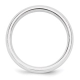 14k White Gold 5mm Standard Weight Comfort Fit Wedding Band Size 14
