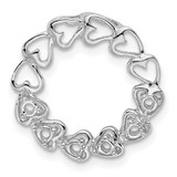 14k White Gold 6 Stone Family Pendant Mounting - XM-815E1D9A-4576