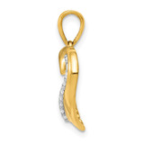 14k 1/10ct. Diamond Heart Pendant - PM-823FD45A-5548
