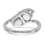 14k White Gold 6mm Pearl & Diamond Ring Mounting - Y4-C27AA1DA-9278