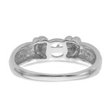 14k White Gold 6mm Pearl Ring Mounting - Y4-9941ACDB-8905