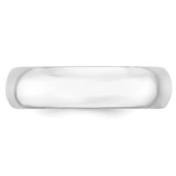 14k White Gold 6mm Standard Weight Comfort Fit Wedding Band Size 10