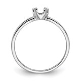 14k White Gold 6x4mm Oval Gemstone Ring Mounting - Y4-5AA6A524-1405