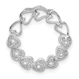 14k White Gold 7 Stone Family Pendant Mounting - XM-4B04295A-3193