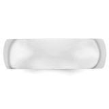 14k White Gold 7mm Standard Weight Comfort Fit Wedding Band Size 12