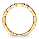 14k 1/2 carat Lab Grown Diamond VS/SI+ G+ Complete Fashion Band