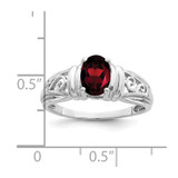 14k White Gold 7x5mm Oval Gemstone Ring Mounting - Y4-09403D84-6862
