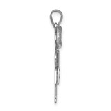 14k White Gold AA Diamond Kid Pendant - XK-FDA7D3F6-1776