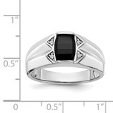 14k White Gold AA Diamond Men's Ring - Y1-B6E1ECA0-5278