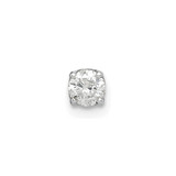 14k White Gold AA Quality Complete Diamond Stud Earring - XW-F5DDEC0C-8691