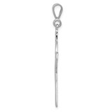 14k White Gold Celtic Cross Charm - CH-676D0394-2709