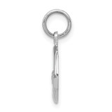 14k White Gold Claddagh Charm - WC-C95DC54D-9069