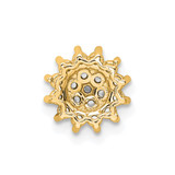 14k 1/4 carat Lab Grown Diamond VS/SI+ G+ Complete Chain Slide Pendant