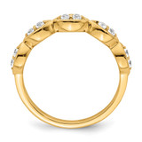 14k 1/4 carat Lab Grown Diamond VS/SI+ G+ Complete Ring