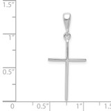 14k White Gold Cross Pendant - K1-5A7499D4-2498