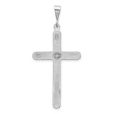 14k White Gold Cross Pendant - K3-54C21B5E-3995