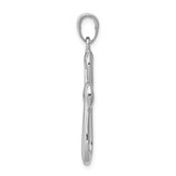 14k White Gold Cross Pendant - K3-C0DA4A1D-9204