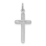 14k White Gold Cross Pendant - K3-EBEE22F0-5616