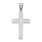 14k White Gold Cross Pendant - XR-CA1DE1DD-4868