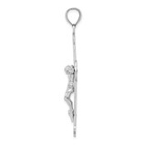 14K White Gold Crucifix Charm - K9-3F834AAD-3774
