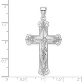14K White Gold Crucifix Charm - K9-3F834AAD-3774
