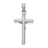 14k White Gold Crucifix Pendant - D3-5C7E7363-7006