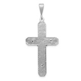 14k White Gold Crucifix Pendant - K3-DA0F4D3F-7206