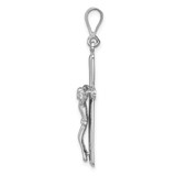 14k White Gold Crucifix Pendant - K4-EB43B901-2418
