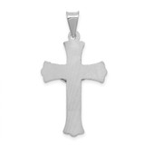 14k White Gold Crucifix Pendant - K6-02940DE4-5904